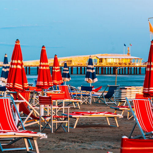 Estudiar italiano a la playa