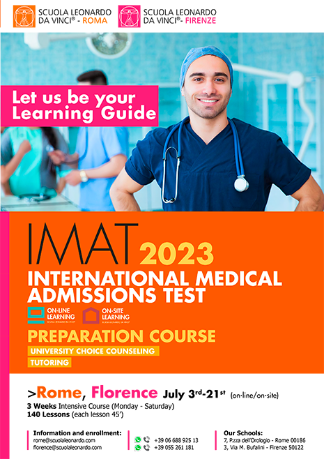 Скачайте брошюру с описанием подготовительного курса IMAT в Риме