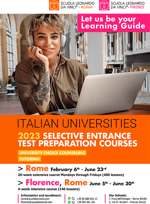 University preparation courses in Florence